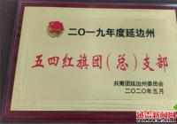 河南街道白桦社区荣获“延边州五四红旗团支部”称号