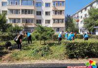 在职党员进社区 助力创城冲刺
