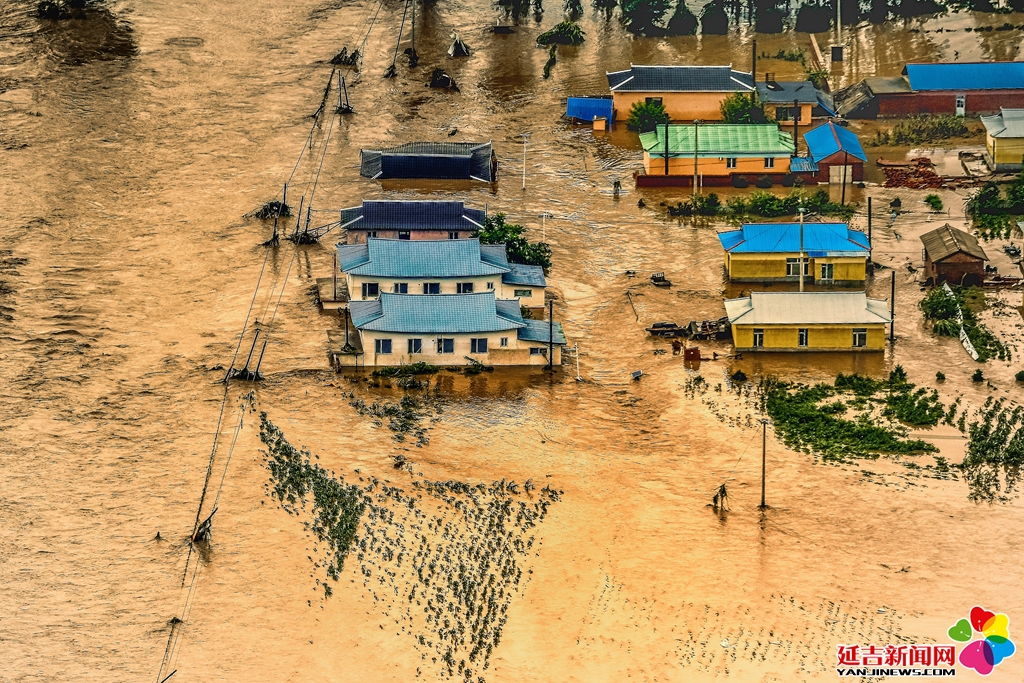 纪实：2016年9月1日，图们市月晴镇间坪村遭受洪灾的情况