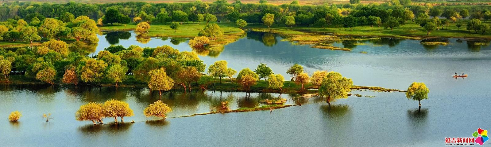 自然风光：春到雁鸣湖