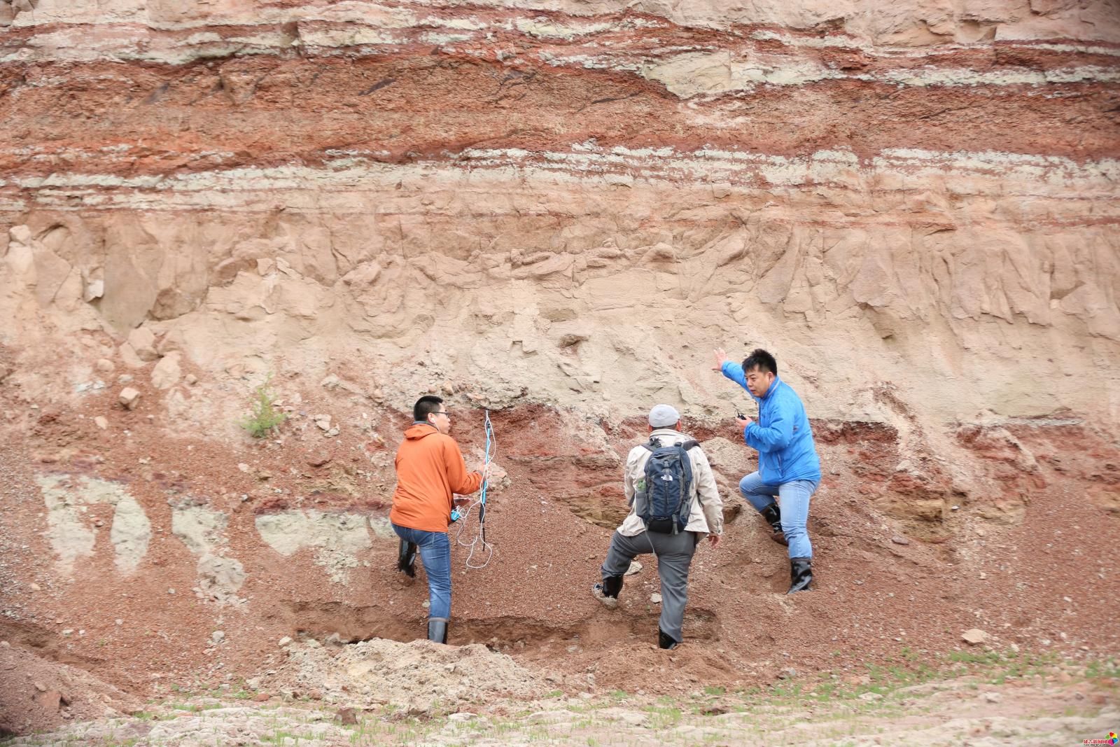 作品：央视直播延吉恐龙化石挖掘  内容：2017年6月27日，中央电视台新闻直播间，直播延吉龙山恐龙化石群进行系统发掘工作。