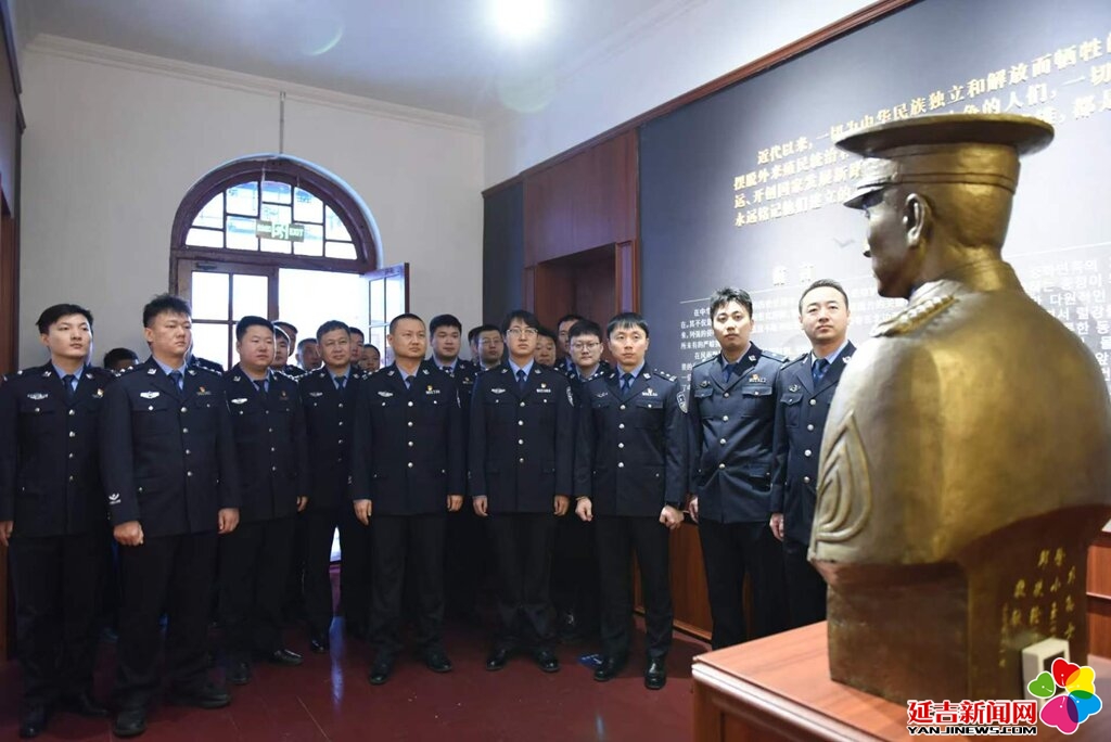 延吉市公安局“行走的党课”开在红色基地生产车间